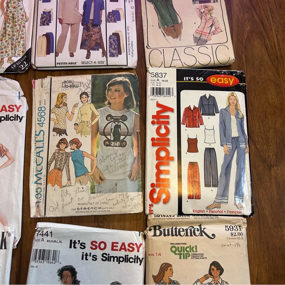 Butterick Pattern 9 vintage patterns - Picture 5 of 7